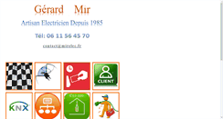 Desktop Screenshot of mirelec.fr
