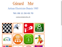 Tablet Screenshot of mirelec.fr
